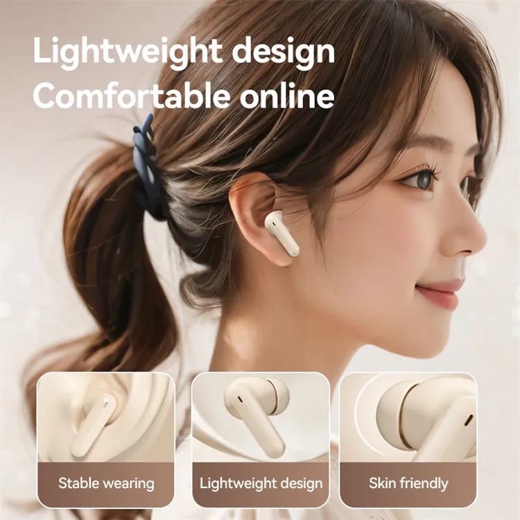Hot Selling in Ear Wireless Bluetooth Earphones with High Sound Quality Long Battery Life Sports Running Earphones (White) Model M69